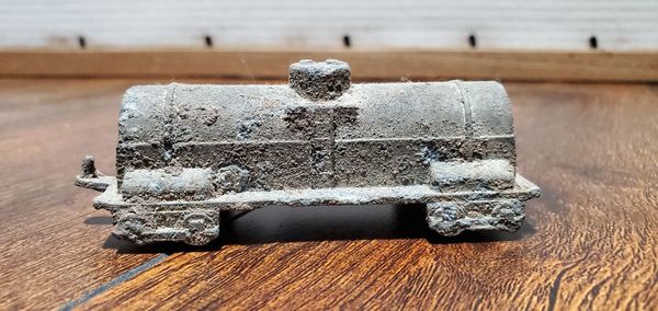 Close-up of ice on table