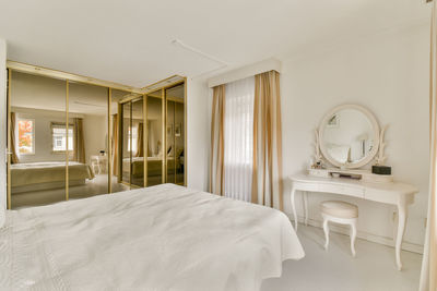 Interior of bedroom at home