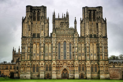 View of cathedral against cloudy sky