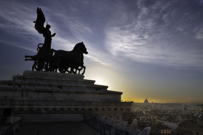 The altar of the fatherland, rome, italy