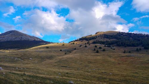 Panoramic view of landscape against sky