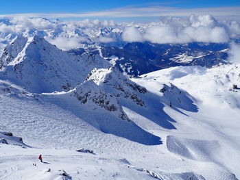 Scenic view of mountains