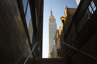 Steps with building in background