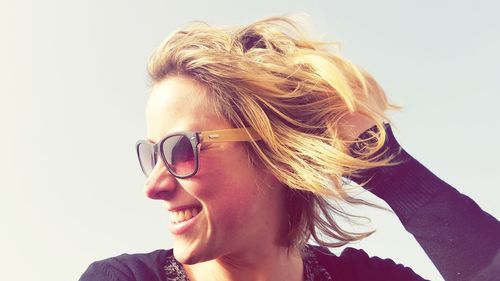 Portrait of young woman