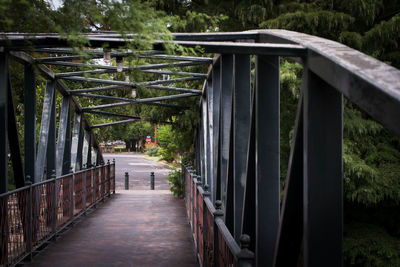 Footbridge in park