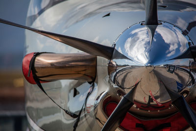 Low angle view of airplane 