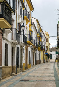 Street amidst buildings in city