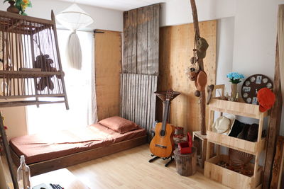 Tables and chairs at home