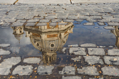 Reflection of dome in water