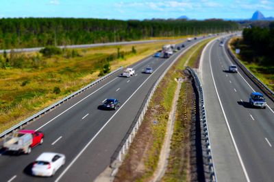 Traffic on road