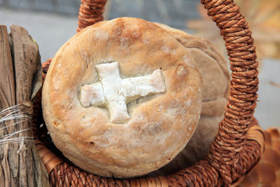 Close-up of bread