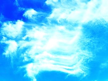 Low angle view of clouds in sky