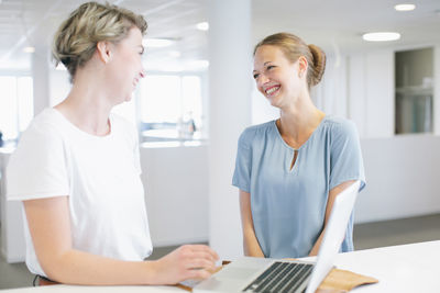 Women working in office