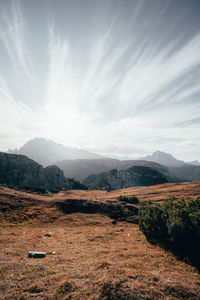 Scenic view of landscape against sky