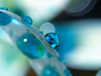 Close-up of blue water