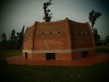 Old built structure against sky