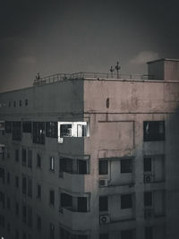 Low angle view of building against sky