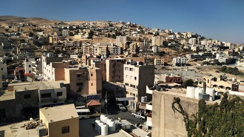 View from hotel, wadi musa, jordan