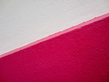 Close-up of red wall