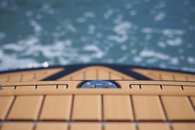 High angle view of swimming pool