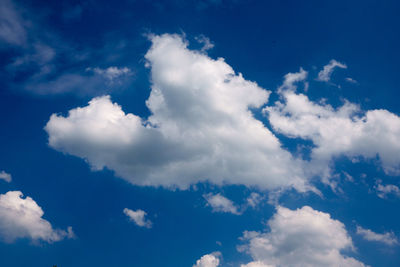 Low angle view of clouds in sky