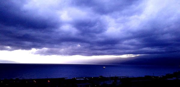 Scenic view of dramatic sky