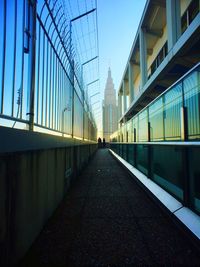 View of bridge in city