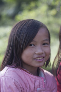 Portrait of young woman