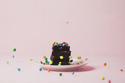 Close-up of chocolate cake