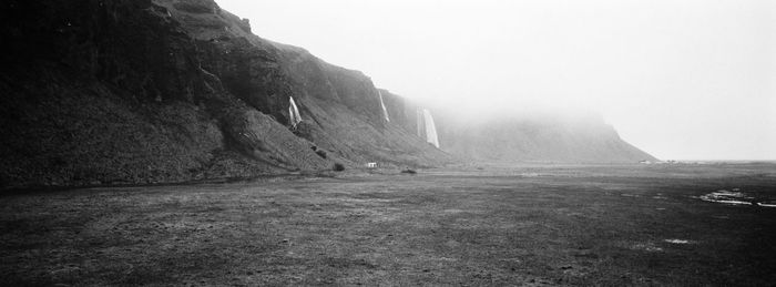 Scenic view of mountain against sky