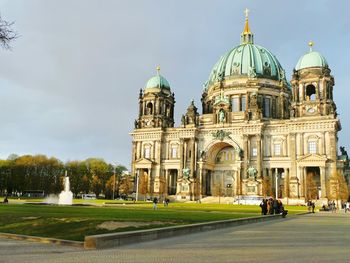 Low angle view of berlin cathedral