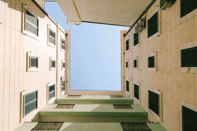 Low angle view of buildings against sky