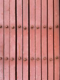 Full frame shot of rusty metal door