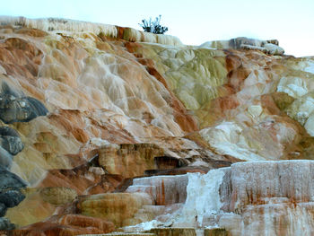 View of rock formations