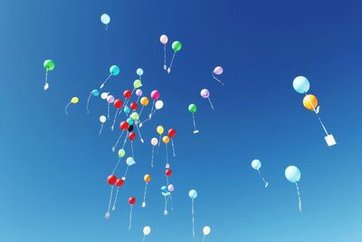 Ballons on a blue sky