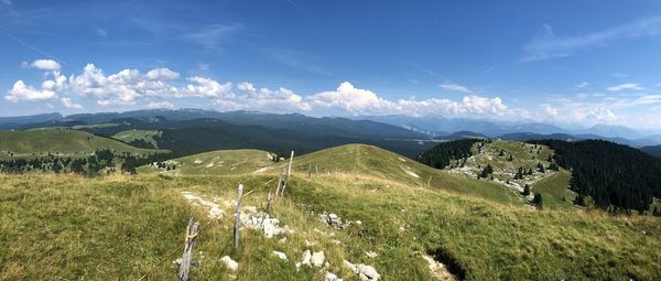 Panoramic view of landscape against sky