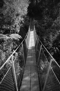 Footbridge over river