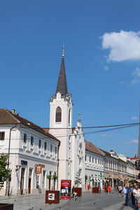 View of church in front of building