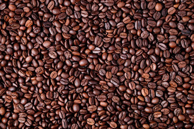 Full frame shot of coffee beans