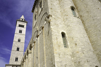 Low angle view of historic building against sky