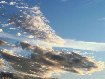 Low angle view of sky