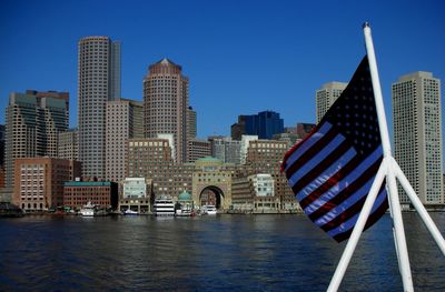 View of city skyline