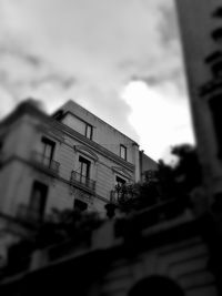 Low angle view of buildings against sky