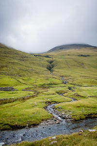 Scenic view of landscape against sky