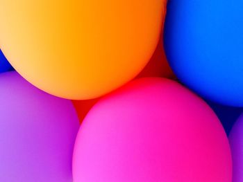 Full frame shot of colorful balloons