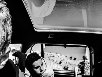 Woman looking at camera