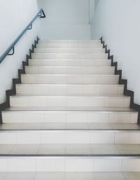 Low angle view of staircase in building