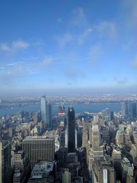 High angle view of a city