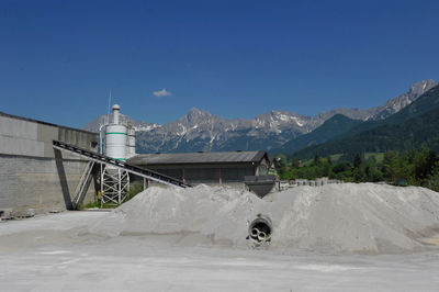 Mining of sand and gravel resources for the construction industry