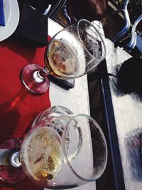 Close-up of food on table